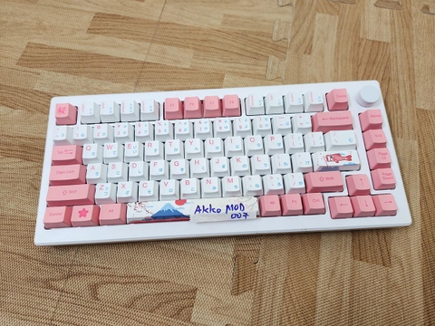 Bàn phím cơ AKKO MOD007B-HE Tokyo Sakura Pink (cũ)