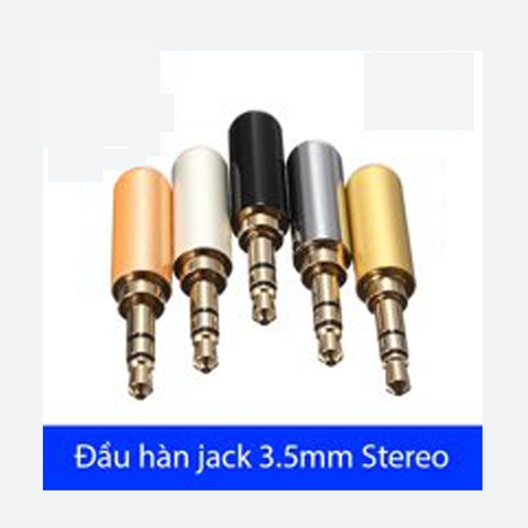 Đầu Jack 3.5 không mic, có kẹp