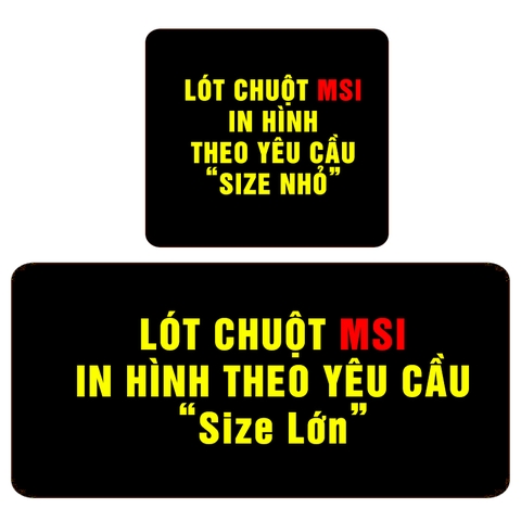 Lót Chuột MSI In Theo Yêu Cầu