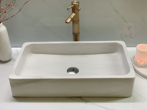 LAVABO ĐÁ TỰ NHIÊN - CHỮ NHẬT MỎNG - SCN97