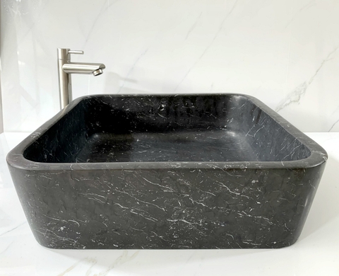 LAVABO ĐÁ TỰ NHIÊN - LAVABO VUÔNG MỎNG - BST42A