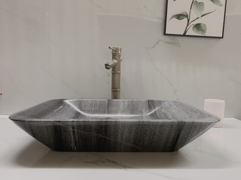 LAVABO ĐÁ TỰ NHIÊN - CHỮ NHẬT VÁT CẠNH - XCN15