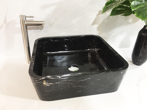 LAVABO ĐÁ TỰ NHIÊN - LAVABO VUÔNG MỎNG - BST42