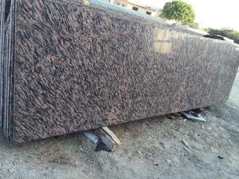 ĐÁ TỰ NHIÊN GRANITE NHẬP KHẨU ẤN ĐỘ - TIGER SKIN - VÀNG DA BÁO