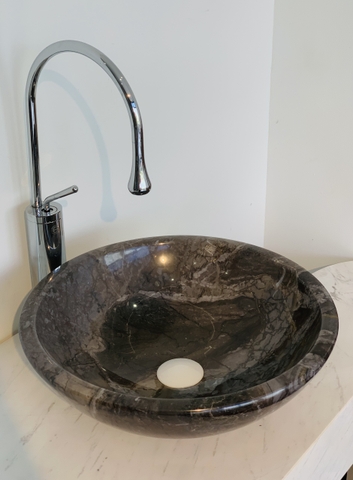 LAVABO ĐÁ TỰ NHIÊN - TRÒN MỎNG