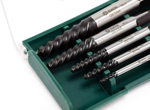 BỘ TARO NHỔ ỐC GÃY 5 CHI TIẾT (2MM,3MM,4MM,6.5MM,7MM) SATA - 09704