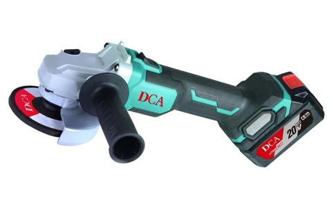 MÁY MÀI GÓC 125MM DÙNG PIN 20V/4.0Ah (2 PIN, 1 SẠC) KHÔNG CHỔI THAN DCA - ADSM03-125EM