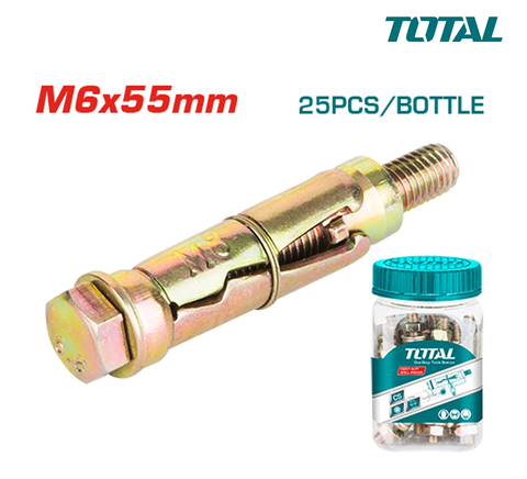 BỘ 25 NEO NẶNG M6X55MM TOTAL - WJHA0605511