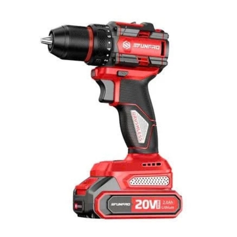 MÁY KHOAN 3CN PIN 20V/2Ah (2PIN, 1SẠC) SFUNPRO - S20DCR13A-2AH