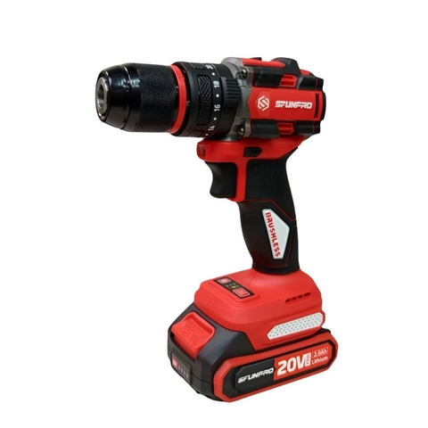 MÁY KHOAN 3CN PIN 20V/2Ah (2PIN, 1SẠC) SFUNPRO - S20DCR13A-2AH