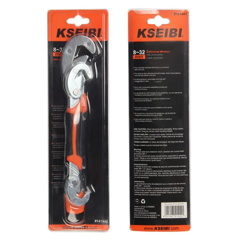 BỘ MỎ LẾT ĐA NĂNG 2 CÂY, 8mm-32mm KSEIBI - 141442