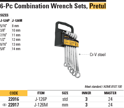 BỘ CỜ LÊ VÒNG MIỆNG 6 CHI TIẾT PRETUL - J-126M