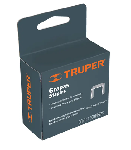 HỘP 1000 ĐINH GHIM CHỮ U 3/8IN (10MM) TRUPER - ET-50-3/8