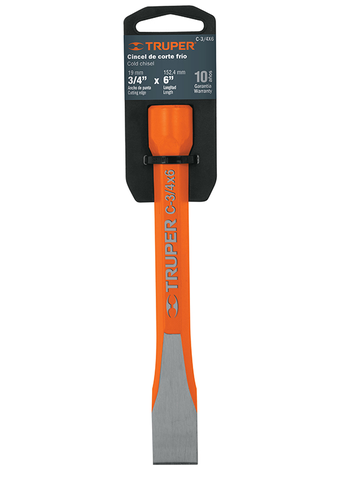 ĐỤC SẮT MŨI DẸP 25X250MM 1X18'' TRUPER - C-1X10