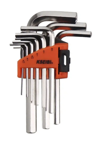 BỘ LỤC GIÁC 9 CÂY HỆ M (1.5-10MM) KSEIBI - 201656