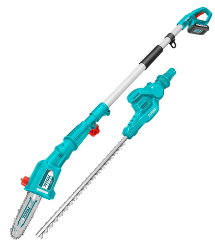 BỘ COMBO MÁY CƯA CÀNH TPSLI20081 VÀ MÁY CẮT HÀNG RÀO TPHT2016012 DÙNG PIN LITHIUM 20V (KÈM 01 PIN - 01 SẠC) TOTAL - TPTS201681