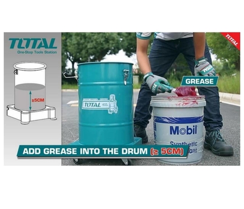 MÁY BÔI TRƠN DẦU MỠ 30L  TOTAL - THT118302
