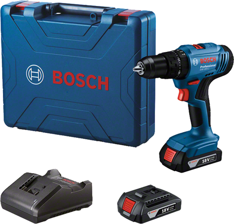 MÁY KHOAN PIN 18V/2Ah (2 PIN, 1 SẠC) BOSCH - GSB183-LI