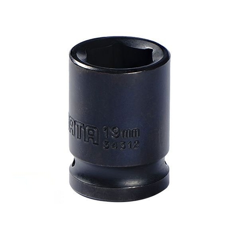 ĐẦU TUÝP ĐEN 6 CẠNH 1/2IN-19MM THÉP CROM MOLYBDENUM SATA - 34312