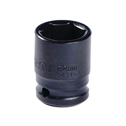 ĐẦU TUÝP ĐEN 6 CẠNH 1/2IN-22MM THÉP CROM MOLYBDENUM SATA - 34315