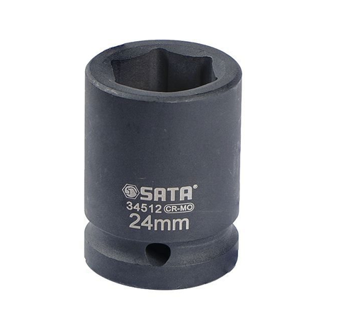 ĐẦU TUÝP ĐEN 6 CẠNH 3/4IN-24MM THÉP CROM MOLYBDENUM SATA - 34512