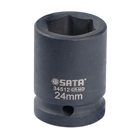 ĐẦU TUÝP ĐEN 6 CẠNH 3/4IN-24MM THÉP CROM MOLYBDENUM SATA - 34512