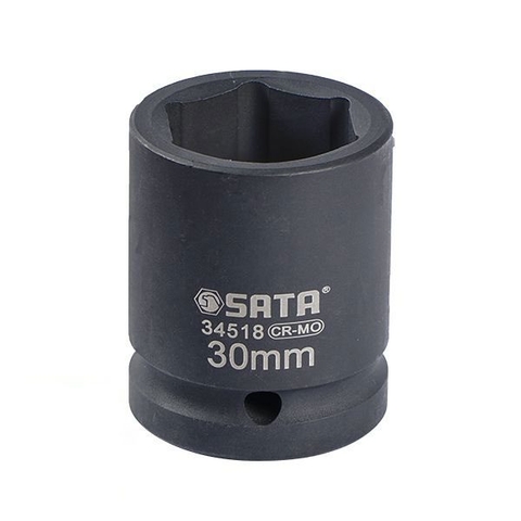 ĐẦU TUÝP ĐEN 6 CẠNH 3/4IN-30MM THÉP CROM MOLYBDENUM SATA - 34518