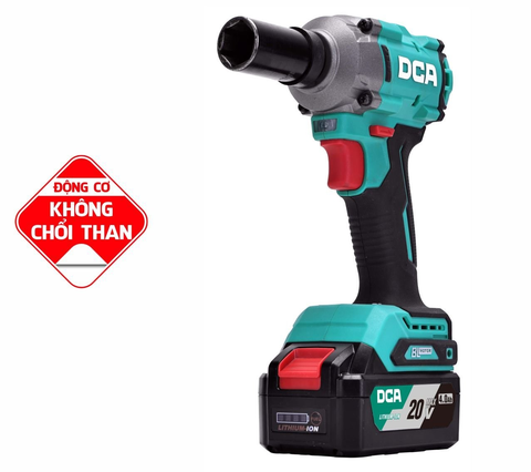 MÁY SIẾT BULONG (M12-M16) DÙNG PIN 20V/4.0Ah 2PIN, 1SẠC KHÔNG CHỔI THAN DCA - ADPB358EM