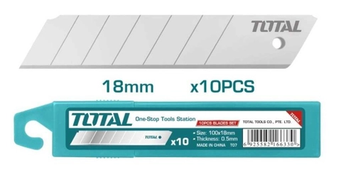 BỘ 10 LƯỠI DAO (SUPER) 18X100MM TOTAL - THT519112