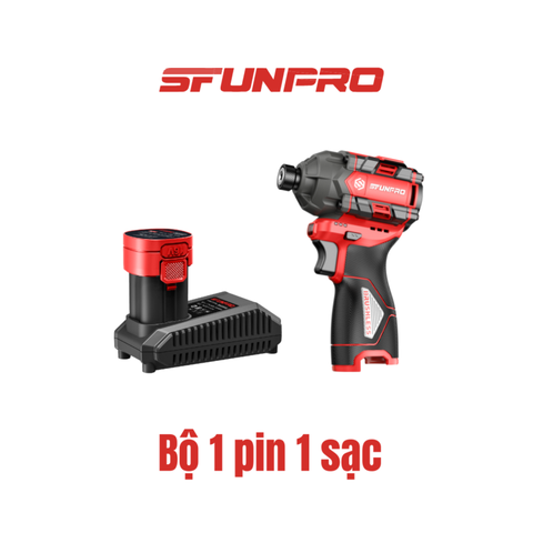 MÁY SIẾT VÍT 150N.m PIN 16V/2Ah (2PIN, 1SẠC) SFUNPRO - S16M150A