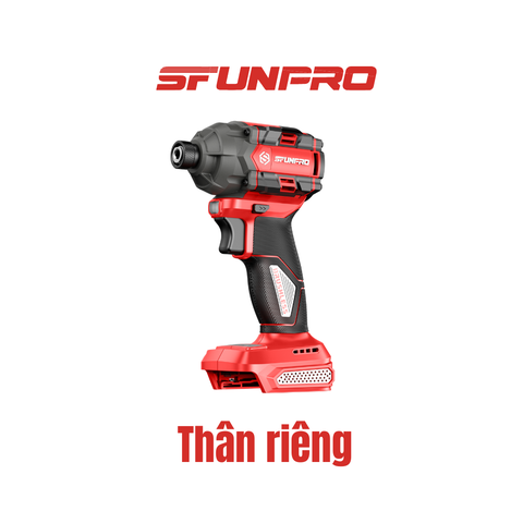 MÁY SIẾT VÍT 230N.m PIN 20V/2Ah (2PIN, 1SẠC) SFUNPRO - S20M230A