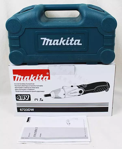 MÁY BẮN VÍT DÙNG PIN 4.8V (CÓ KÈM PHỤ KIỆN) MAKTA - 6723DW