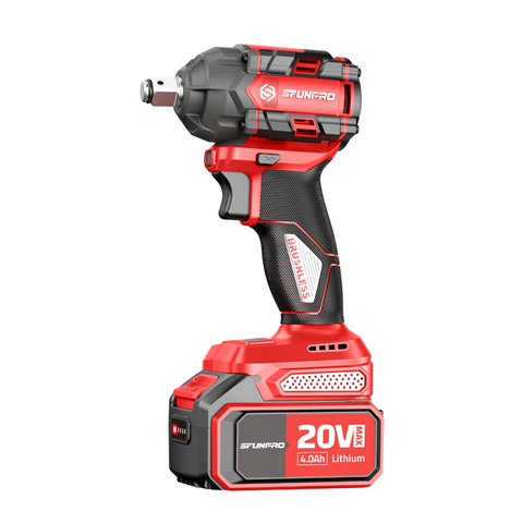 MÁY MỞ ỐC 350N.m PIN 20V/4Ah (2PIN, 1SẠC) SFUNPRO - S20M350A-4AH