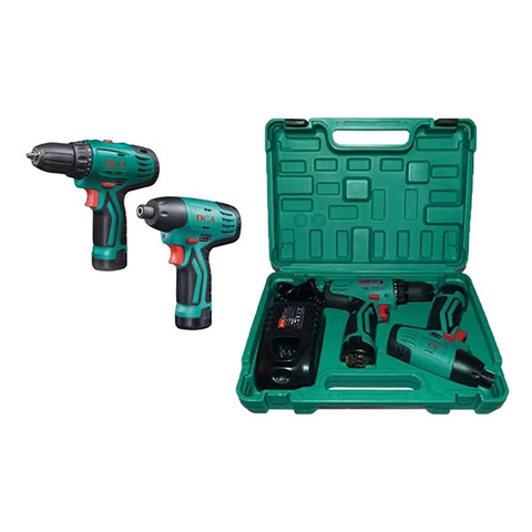 BỘ COMBO MÁY KHOAN VÀ MÁY SIẾT VÍT DÙNG PIN DCA - ADKIT01E