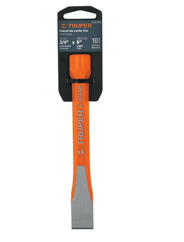 ĐỤC SẮT MŨI DẸP 19x150MM , 3/4x6" TRUPER - C-3/4X6