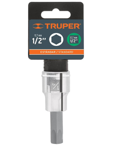 ĐẦU TUÝP 1/2'' 12MM LỤC GIÁC (D-5441-12M) TRUPER - D-1241-12M