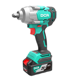 MÁY SIẾT BULONG (M10-M20) DÙNG PIN 20V/4.0Ah 2PIN, 1SẠC KHÔNG CHỔI THAN DCA - ADPB488EM