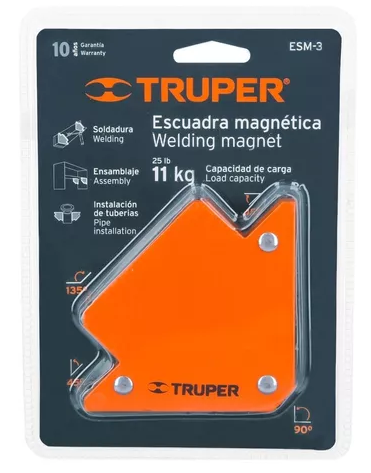 KE GÓC NAM CHÂM HÀN 3 GÓC 3INCH/76MM TRUPER - ESM-3