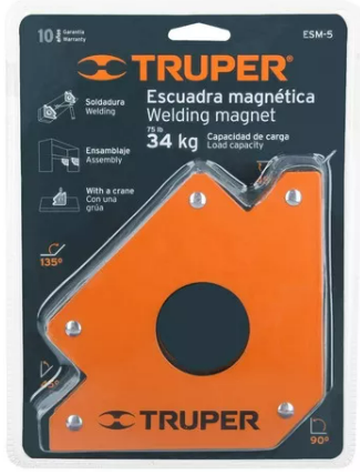 KE GÓC NAM CHÂM HÀN 3 GÓC 5INCH/127MM TRUPER - ESM-5