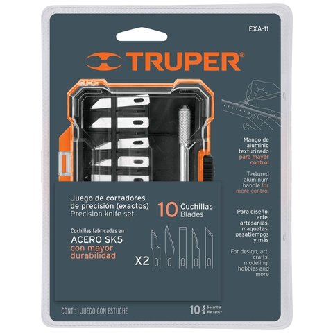 BỘ DAO ĐA NĂNG 10 MÓN TRUPER - EXA-11