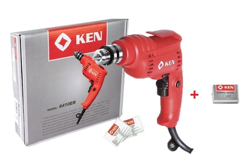 MÁY KHOAN SẮT 10mm/350W (CÓ ĐIỀU CHỈNH TỐC ĐỘ) KEN - 6410ER