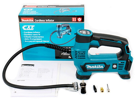 MÁY BƠM HƠI DÙNG PIN 12V MAX MAKITA (KHÔNG BAO GỒM PIN VÀ SẠC) - MP100DZ