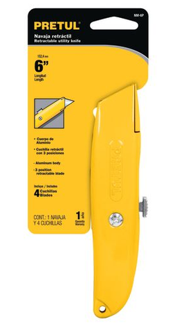 DAO RỌC CÁP CÁN VÀNG 18MM PRETUL - NM-6P