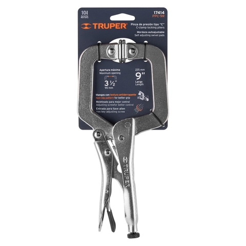 KỀM BẤM CHẾT CHỮ C 9"/225MM (17414) TRUPER - PPC-9R