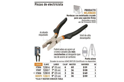 KỀM RĂNG 6"/150MM TRUPER - T200-6