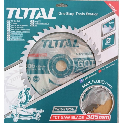 LƯỠI CƯA TCT MỎNG (2TX50R) TOTAL - TAC2311343T