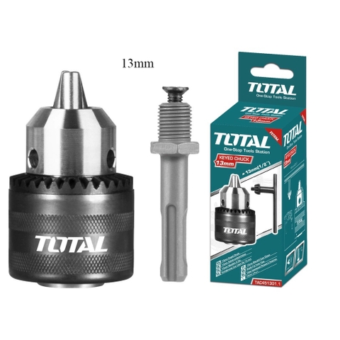 ĐẦU KHOAN 13MM RĂNG (CÓ KÈM KHỚP NỐI) TOTAL - TAC451301.1