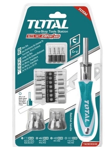 BỘ TUA VÍT 24 MÓN TOTAL - TACSD30246