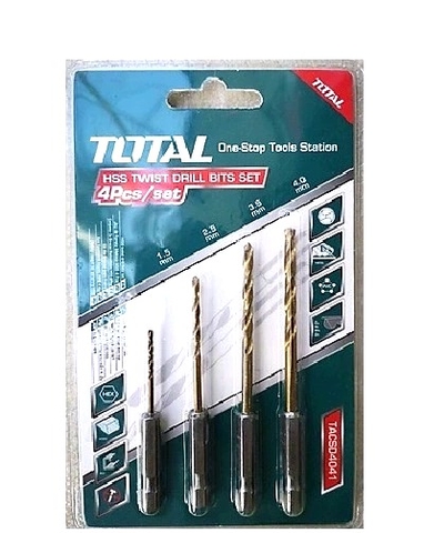 BỘ MŨI KHOAN KIM LOẠI ĐUÔI GÀI TOTAL - TACSD4041