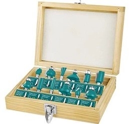 BỘ PHAY GỖ 12 CÂY 8MM TOTAL - TACSR1121